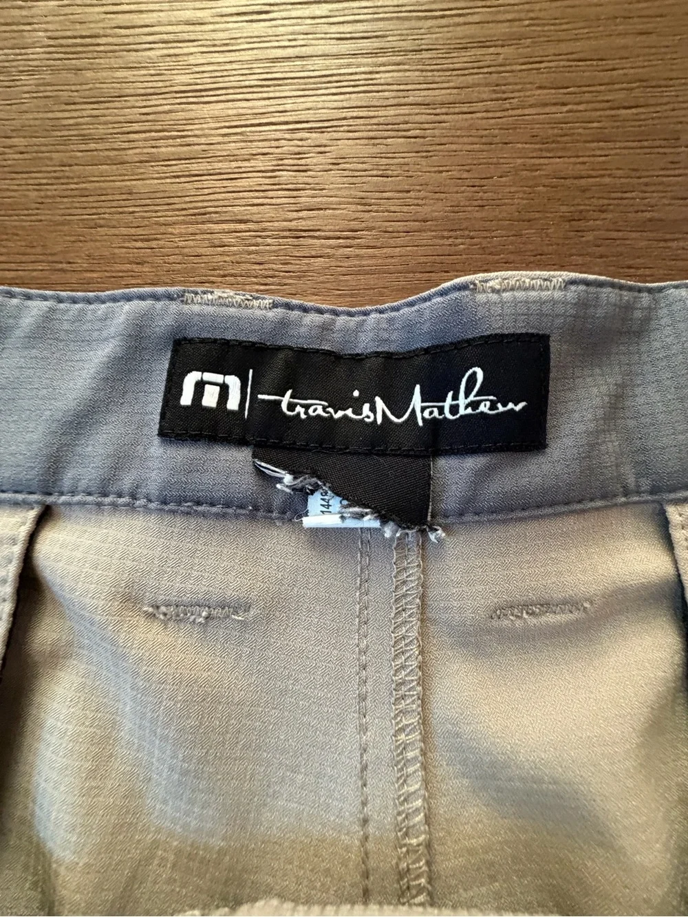 TravisMathew Men’s 40 Khaki Golf Shorts 20” Inseam Beige Performance